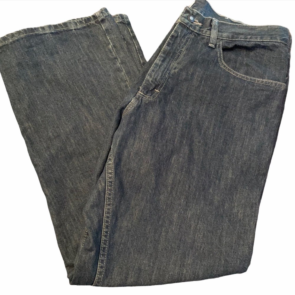 38 x 30 relaxed straight leg jeans LEE dark color